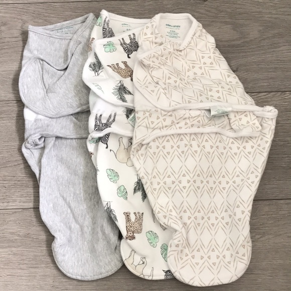 ESSENTIALS WRAP SWADDLE - 3 PACK | Aden & Anais | 0-4M - Picture 1 of 10